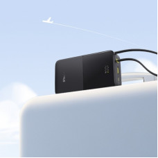 Зовнішній акумулятор Baseus EnerFill FC51 Bipow2 Pro Digital Display Power Bank with Built-in Cable 20000mAh 22.5W Cosmic Black (E0027701)