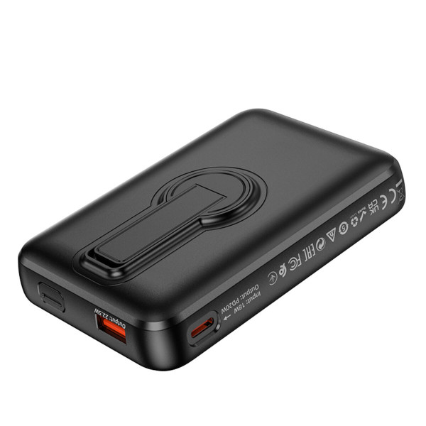 Зовнішній акумулятор BOROFONE BJ47 Quick PD20W magnetic wireless fast charging power bank(10000mAh) Black