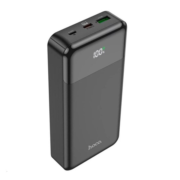 Зовнішній акумулятор HOCO J102A Cool figure PD20W+QC3.0 power bank(20000mAh) Чорний