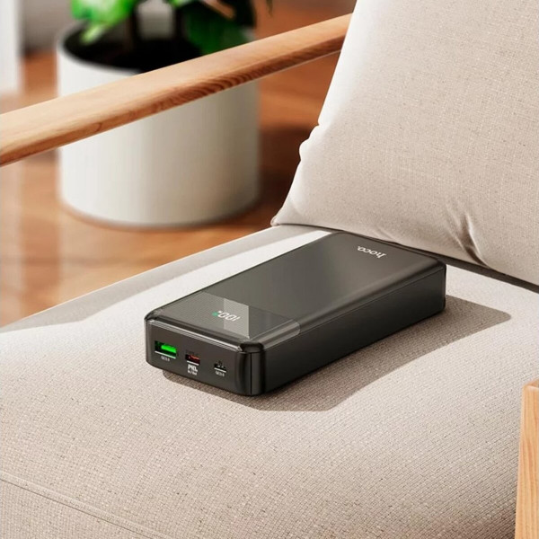 Зовнішній акумулятор HOCO J102A Cool figure PD20W+QC3.0 power bank(20000mAh) Чорний