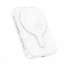 Зовнішній акумулятор HOCO J117A Esteem PD20W magnetic power bank(10000mAh) Білий