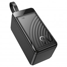 Зовнішній акумулятор HOCO J123D Element 22.5W+PD20W fully compatible power bank with digital display(90000mAh) Чорний