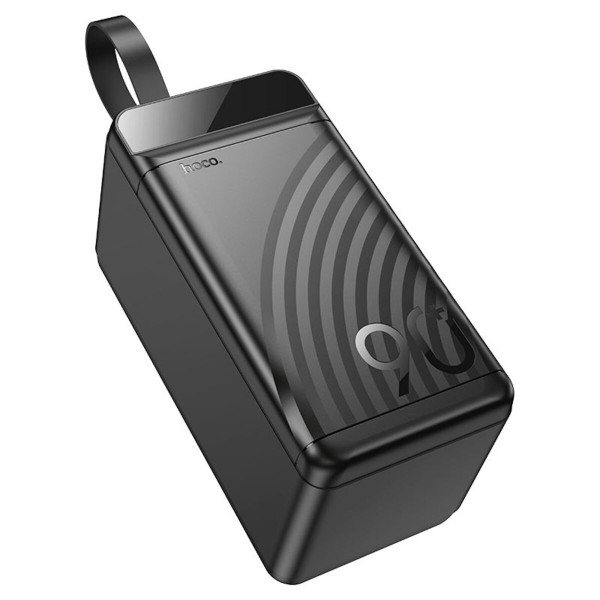 Зовнішній акумулятор HOCO J123D Element 22.5W+PD20W fully compatible power bank with digital display(90000mAh) Чорний