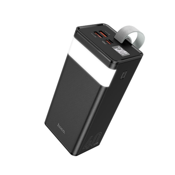 Зовнішній акумулятор HOCO J86 Powermaster 22.5W fully compatible power bank(40000mAh) Чорний