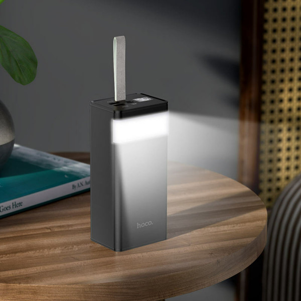 Зовнішній акумулятор HOCO J86 Powermaster 22.5W fully compatible power bank(40000mAh) Чорний
