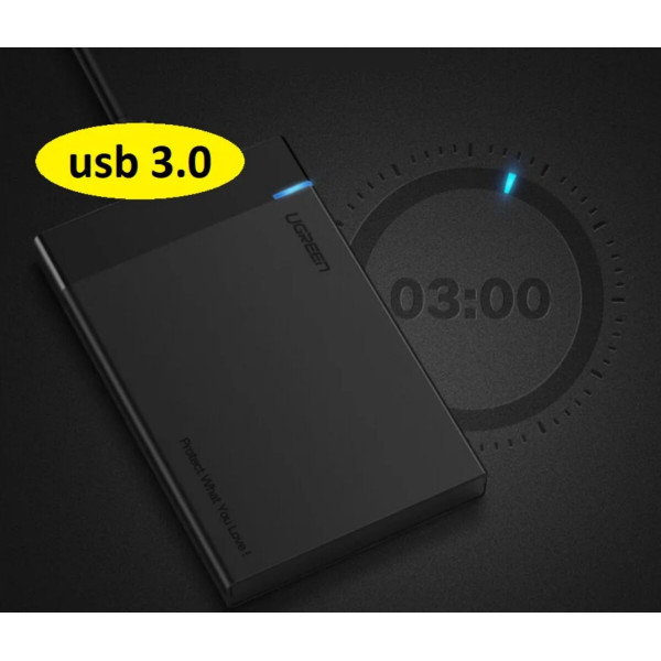 Зовнішня кишеня для накопичувача UGREEN US221 2.5 Inch Hard Drive Box(UGR-30847)
