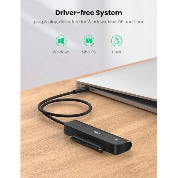 Адаптер UGREEN CM321 USB-C 3.0 to 2.5-Inch SATA Converter 50cm(UGR-70610)