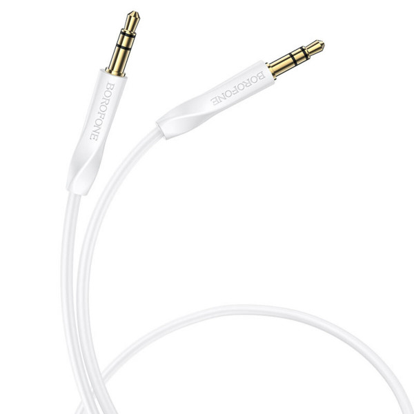 Аудіокабель BOROFONE BL16 Clear sound AUX audio cable Білий