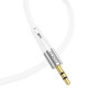 Аудiокабель HOCO UPA22 iP silicone digital audio conversion cable White (6931474769480)