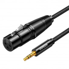 Аудіокабель UGREEN AV182 3.5mm Three-Pole Male to XLR Female Audio Cable 2m (UGR-20244)