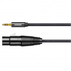 Аудіокабель UGREEN AV182 3.5mm Three-Pole Male to XLR Female Audio Cable 2m (UGR-20244)