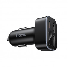 Автомобільний зарядний пристрій HOCO Z63A Barry 42W(1C2A) digital display car charger Black (6942007666213)