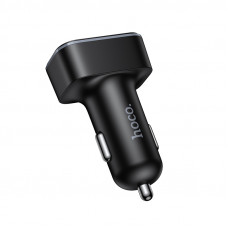Автомобільний зарядний пристрій HOCO Z63A Barry 42W(1C2A) digital display car charger Black (6942007666213)