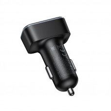 Автомобільний зарядний пристрій HOCO Z63A Barry 42W(1C2A) digital display car charger Black (6942007666213)