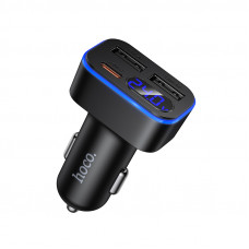 Автомобільний зарядний пристрій HOCO Z63A Barry 42W(1C2A) digital display car charger Black (6942007666213)