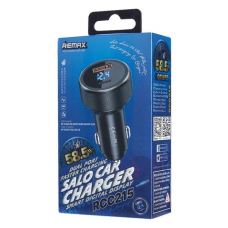 Автомобільний зарядний пристрій REMAX Salo Series 58.5W PD+QC 1A+1C Fast Charging Car Charger RCC215 Black (6972174159294)