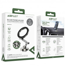 Автотримач для телефона ACEFAST D20 magnetic folding holder Silver (6974316282839)