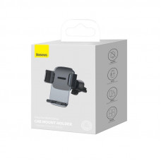 Автотримач для телефона Baseus Easy Control Clamp Car Mount Holder (Air Outlet Version)Black (SUYK000101)