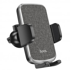 Автотримач для телефона HOCO CA94 Polaris push-type air outlet car holder Black (6931474758507)
