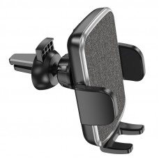 Автотримач для телефона HOCO CA94 Polaris push-type air outlet car holder Black (6931474758507)