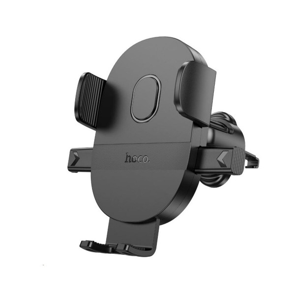Автотримач для телефона HOCO H18 Mighty one-button car holder(air outlet) Black