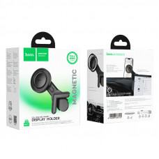 Автотримач для телефона HOCO H57 Show ring magnetic car holder(display) Black (6942007637572)