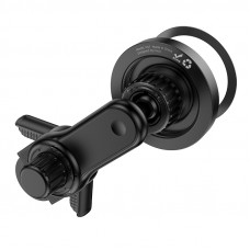 Автотримач для телефона HOCO H57 Show ring magnetic car holder(display) Black (6942007637572)