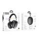 Бездротові накладні навушники HOCO W35 Max Auspicious ANC noise reduction BT headphones Black (6942007631280)
