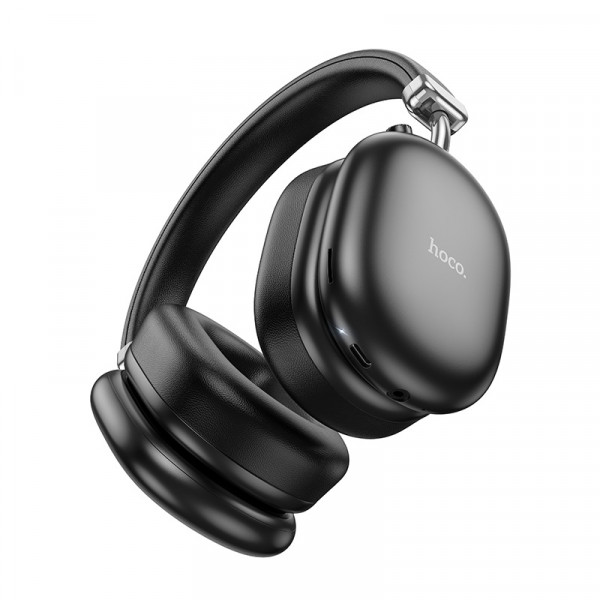 Бездротові накладні навушники HOCO W35 Max Auspicious ANC noise reduction BT headphones Black (6942007631280)
