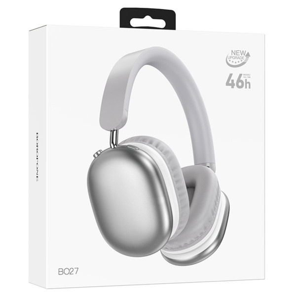 Бездротові навушники BOROFONE BO27 Rhyme BT headphones Silver