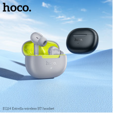 Бездротові навушники HOCO EQ24 Estrella wireless BT headset Gray Lake (6942007647816)