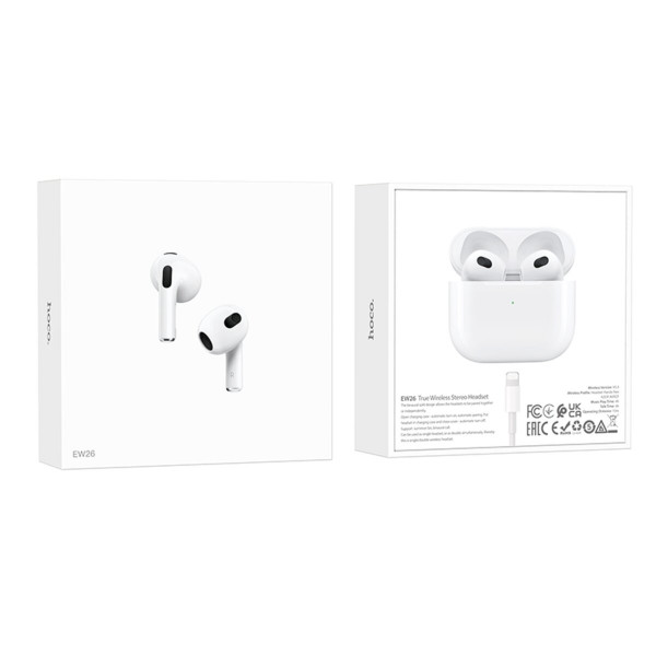 Бездротові навушники HOCO EW26 True wireless stereo headset White