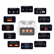 Бездротові навушники HOCO EW72 Soar true wireless ANC Noise Reduction touch screen BT headset Білий