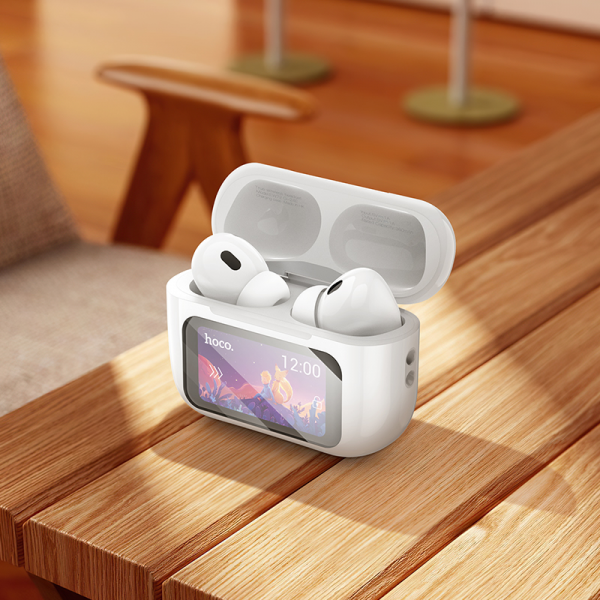Бездротові навушники HOCO EW72 Soar true wireless ANC Noise Reduction touch screen BT headset Білий