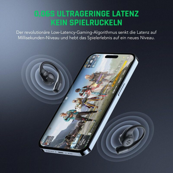 Бездротові навушники TWS Black Shark Open Bluetooth Earphones Black (BHR8844CN)