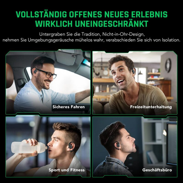 Бездротові навушники TWS Black Shark Open Bluetooth Earphones Black (BHR8844CN)