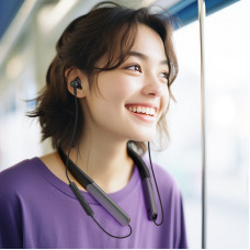 Бездротові спортивні навушники ACEFAST N1 neck hanging Bluetooth earphones Black (6974316282808)