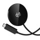 Бездротовий зарядний пристрій HOCO CW63 Pro Fast Qi2.2 magnetic wireless fast charger Black (6942007676946)