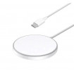 Бездротовий зарядний пристрій REMAX Jinga Series 15W Magnetic Wireless Fast Charger RP-W58 White (6954851211433)