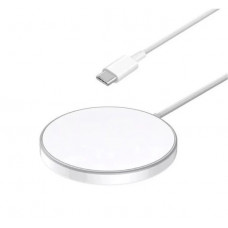 Бездротовий зарядний пристрій REMAX Jinga Series 15W Magnetic Wireless Fast Charger RP-W58 White (6954851211433)