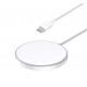 Бездротовий зарядний пристрій REMAX Jinga Series 15W Magnetic Wireless Fast Charger RP-W58 White (6954851211433)