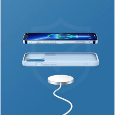 Бездротовий зарядний пристрій REMAX Jinga Series 15W Magnetic Wireless Fast Charger RP-W58 White (6954851211433)