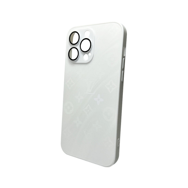 Чохол для смартфона AG Glass Gradient LV Frame for Apple iPhone 14 Pro Max Pearly White