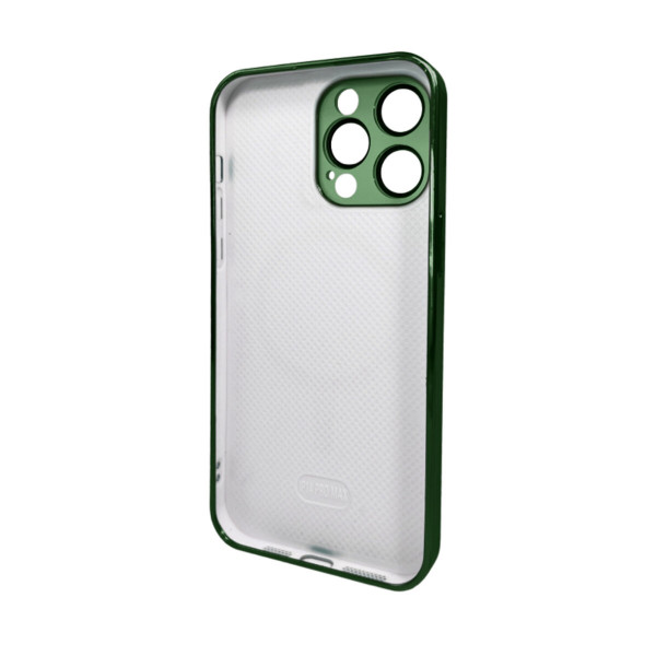 Чохол для смартфона AG Glass Sapphire Frame MagSafe Logo for Apple iPhone 15 Pro Max Cangling Green