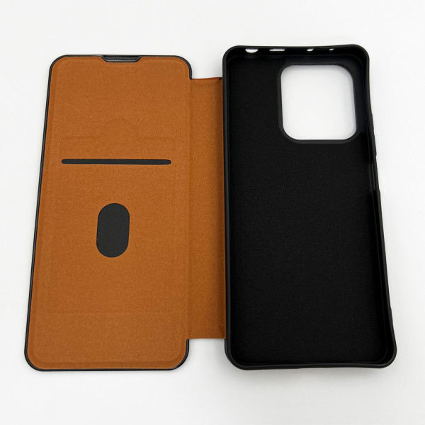Чохол для смартфона Leather Premium for Xiaomi Redmi Note 14s 4G (Europe version) Brown (LPRRmNt14sBrown)