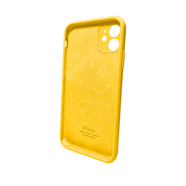 Чохол для смартфона Silicone Full Case AA Camera Protect for Apple iPhone 11 Pro кругл 56,Sunny Жовтий