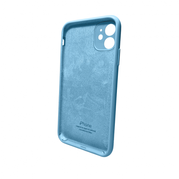 Чохол для смартфона Silicone Full Case AA Camera Protect for Apple iPhone 11 Pro Max кругл 44,Light Блакитний