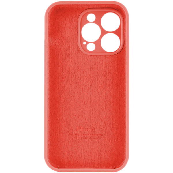 Чохол для смартфона Silicone Full Case AA Camera Protect for Apple iPhone 13 Pro Max 18,Peach