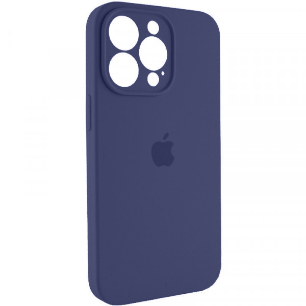 Чохол для смартфона Silicone Full Case AA Camera Protect for Apple iPhone 13 Pro Max 7,Dark Блакитний