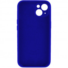 Чохол для смартфона Silicone Full Case AA Camera Protect for Apple iPhone 14 45,Shiny Блакитний